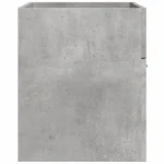 Vidaxl Szafka pod umywalkę, szarość betonu, 90x38,5x46 cm 5