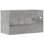 Vidaxl Szafka pod umywalkę, szarość betonu, 90x38,5x46 cm 6