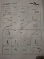Łóżko podwójne drewniane VidaXL 180x200 szary PATRZ OPIS! 8