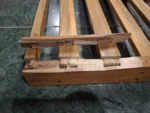 Narożna sofa ogrodowa z deseczek, lite drewno akacjowe 10