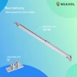 NuaSol - Jednopanelowy Zestaw Montażowy Elektrowni Balkonowej 5