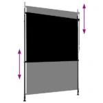 Roleta zaciemniające VidaXL 150 cm x 270 cm 9