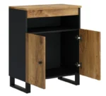 vidaXL Komoda dwudrzwiowa, 60x33x75 cm Drewno lite Mango 3