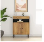 vidaXL Komoda dwudrzwiowa, 60x33x75 cm Drewno lite Mango 4