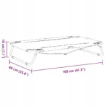 VidaXL legowisko dla psa szary 105 cm x 65 cm 9