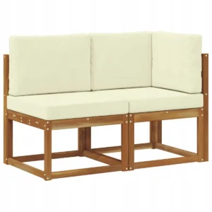 VidaXL Modułowa sofa na zewnątrz 2 Sztuki, zestaw kanapa ogrodowa, modułowa