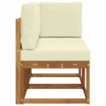 VidaXL Modułowa sofa na zewnątrz 2 Sztuki, zestaw kanapa ogrodowa, modułowa 4