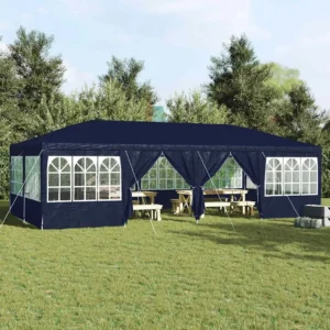 VidaXL Namiot Imprezowy Niebieski Wiata tworzywo sztuczne 800 x 400 x 266cm 2