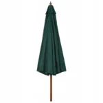 VidaXL Parasol ogrodowy na drewnianym słupku, 330 cm, zielony 3