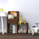 vidaXL Regał na książki dla dorsołych, dzieci, brązowy dąb, 71x30x78,5 cm 2