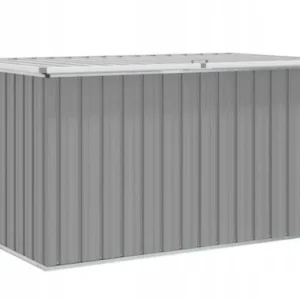 VidaXL skrzynia ogrodowa, szara, 171 x 99 x 93 cm