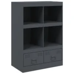 VidaXL Szafka, antracytowa, 67x39x95 cm, stal 2