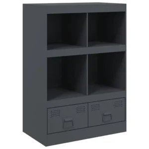 VidaXL Szafka, antracytowa, 67x39x95 cm, stal 2
