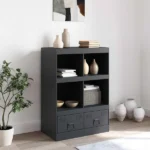 VidaXL Szafka, antracytowa, 67x39x95 cm, stal 3