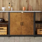 VidaXL Szafka do przechowywania w kuchni, HATTEM Rdzawa 90 x 50 x 92 cm 7