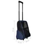 VidaXL Transporter dla psa niebieski uniwersalny 25 cm x 40 cm 53 cm 8